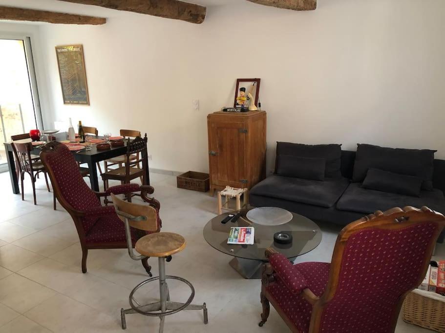 Chez Voltaire Maison Typique Et Son Patio Au Coeur De Thuir Εξωτερικό φωτογραφία